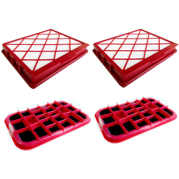 PORSZÍVÓ SZŰRŐ SZETT DUOPACK LUX 1 / D820 / D915 HEPA FILTER 2DB+MOTORFILTER CARBON SZÉNFILTER 2DB (GA4887)