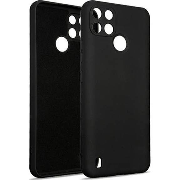 Beline Tok Szilikon Realme C25Y 2021 2021 Fekete Tok