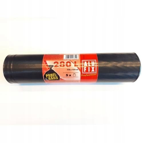ALUFIX Premium, fekete, 280 l, 5 darab (BS-AX-655162)