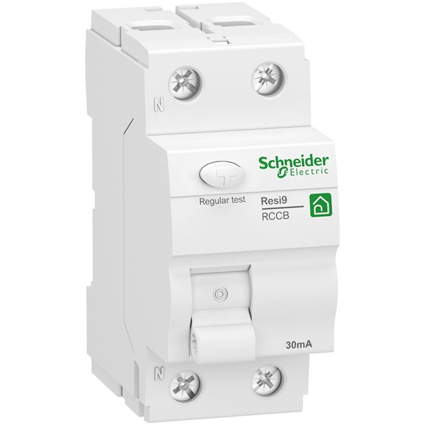 Schneider R9R02225 RESI9 Áram-Védőkapcsoló - (2P / 25A / 30mA) (R9R02225)