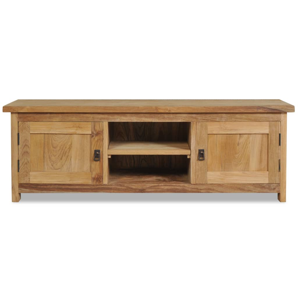 tömör tíkfa TV-szekrény 120 x 30 x 40 cm (244485)