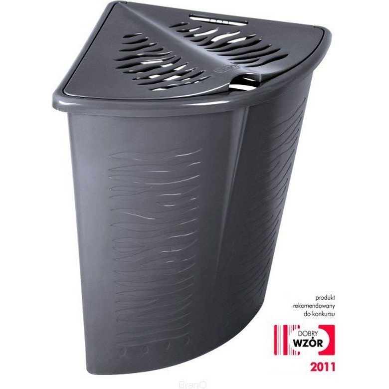 BranQ Sarok Szennyeskosár Zebra 45L BranQ Szürke (BRA000065)