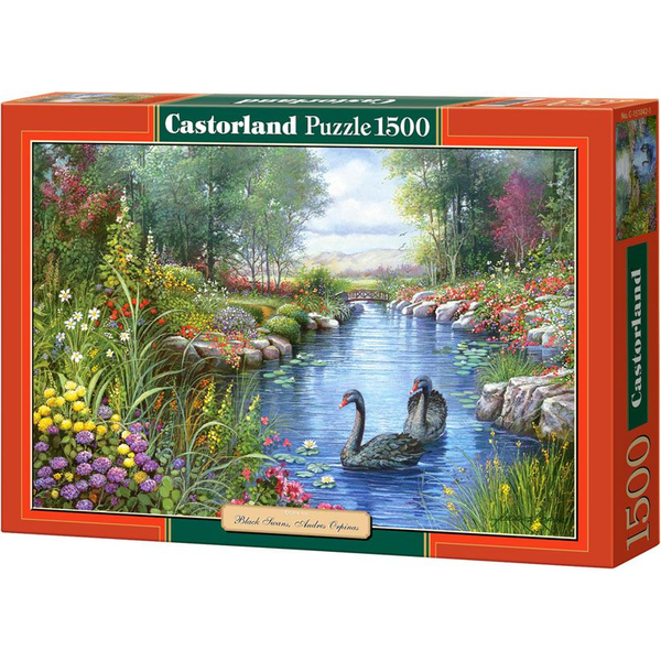 Castorland Black Swans, Andres Orpinas 1500 pcs Puzzle 1500 pz Fata