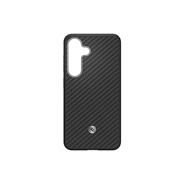 Spigen Samsung Galaxy S25+ Enzo Aramid tok feketés ezüst (GP-FPS936PGABW)