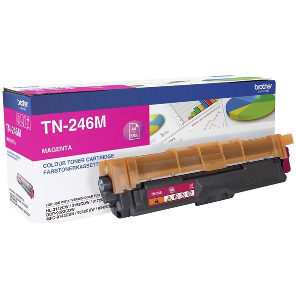 Brother TN-246M tonerpatron 1 stk Original Magenta