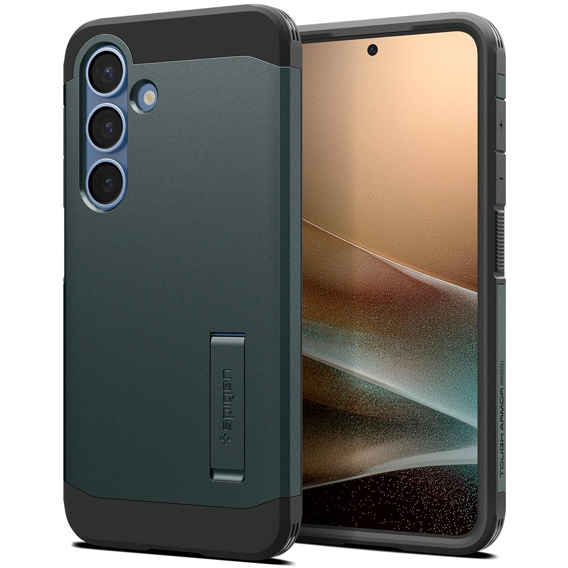 Spigen Tough Armor MagSafe Abyss Green Samsung Galaxy S 2025+ tok (ACS08989)