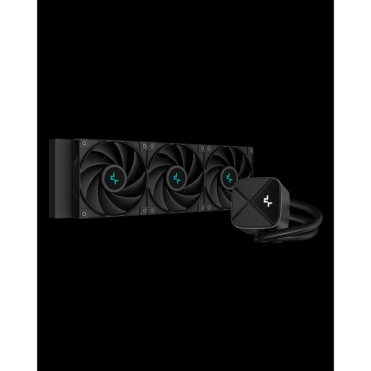 DeepCool LS720S Zero Dark Procesor Vodné chladenie typu všetko v jednom 12 cm Čierna 1 kusov (R-LS720-BKNNMM-G-1)