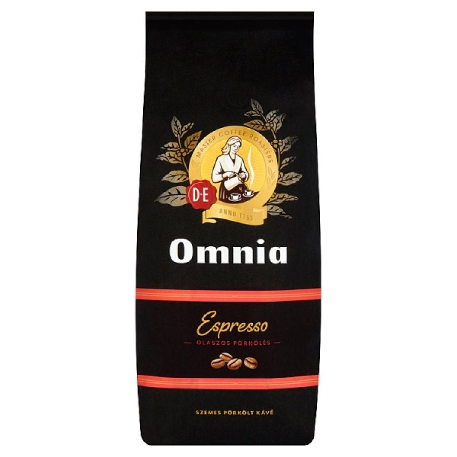 Douwe Egberts Espresso olaszos pörkölésű szemes kávé 1000g (DE espresso 1kg)