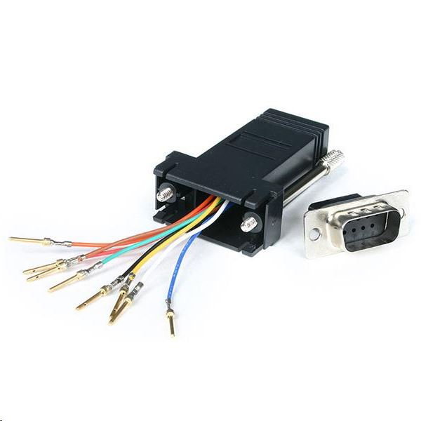 StarTech.com GC98MF csatlakozó átlakító DB-9 RJ-45 Fekete (GC98MF)