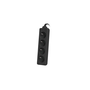 Prelungitor pentru UPS, lungime 1 m, 4 prize cu soclu CEE 7/5 , Lanberg 41950, IEC 320 C14, 2500 W, negru