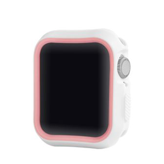 Devia Dazzle Series protective case (44mm) for Apple Watch white pink