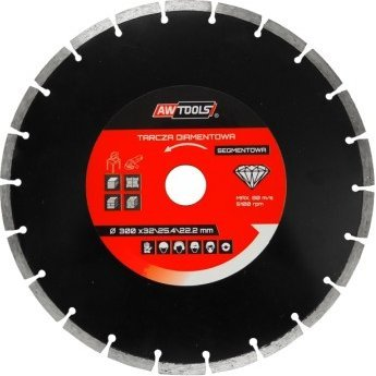 AW DIAMOND DISC 300x25.4 / SEG.