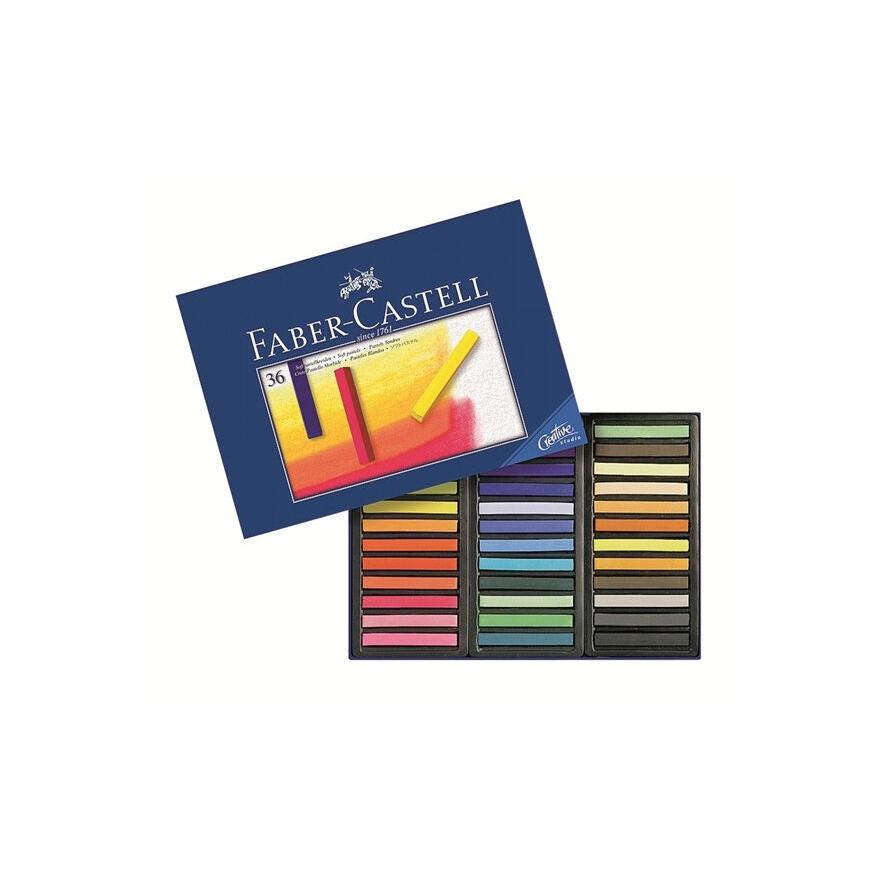 FABER-CASTELL Softpastellkreiden 36er Kartonetui (128336)
