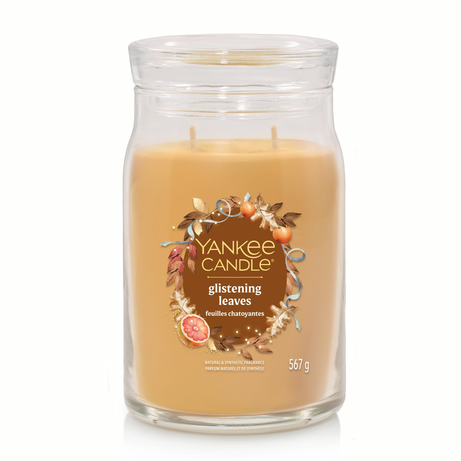 YANKEE CANDLE Signature Glistening Leaves 567 g (5038581167305)