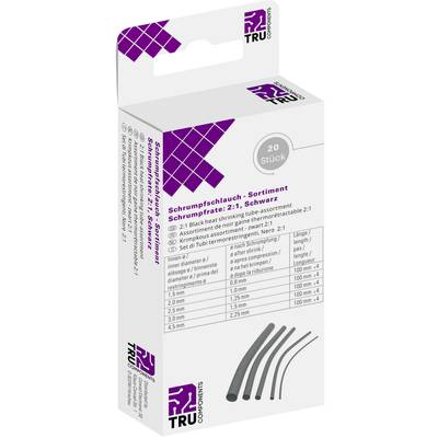 TRU COMPONENTS T1904CA042 Zsugorcső készlet 20 rész (T1904CA042)