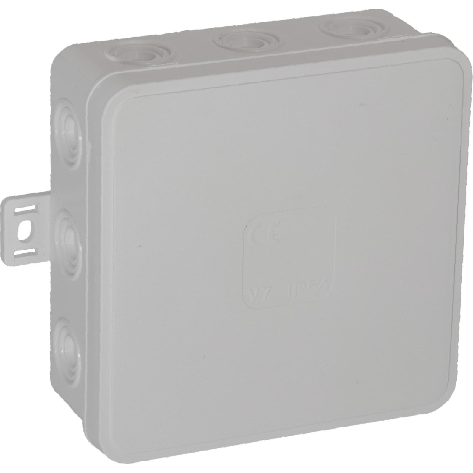 Doboz n/t CLICK, IP54, 12 Tömszelence, 100x100x41mm, Fehér, 32 Db. (OR-JB-13804/W/32)