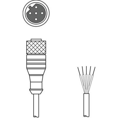 Leuze Electronic 50108446 Összekötő vezeték 1 db