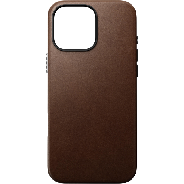 Nomad Traditional Leather Case Brown iPhone 16 Pro Max tok