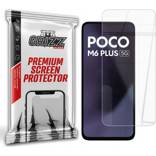  GrizzGlass Szkło hybrydowe GrizzGlass HybridGlass do Xiaomi POCO M6 Plus 5G