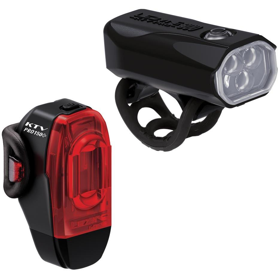 Lezyne KTV Drive Pro 300+ / KTV Drive Pro+ Pair Black / Black (1-LED-19P-V304)