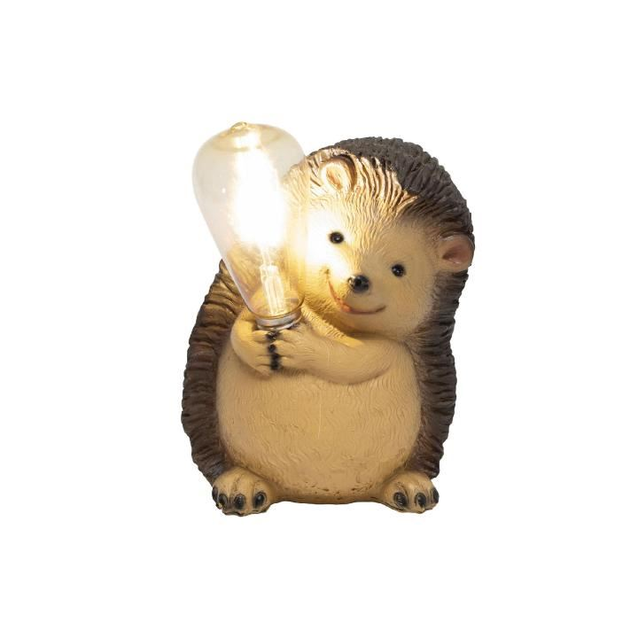 Somogyi Home napelemes kerti lámpa: süni villanykörtével (MX649S) (MX649S)