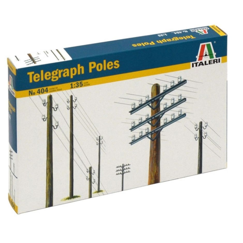 Italeri: Fa távközlési oszlopok makett (1:35) (0404S)