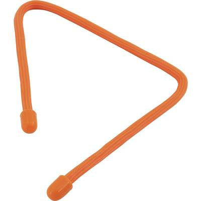 TRU COMPONENTS TC-6647996 Kábelkötöző 300 mm Narancs rugalmas;, Nyitható 1 db (TC-6647996)