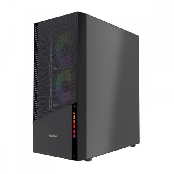 Fornax Gembird 4300 ARGB Midi Tower tok, fekete