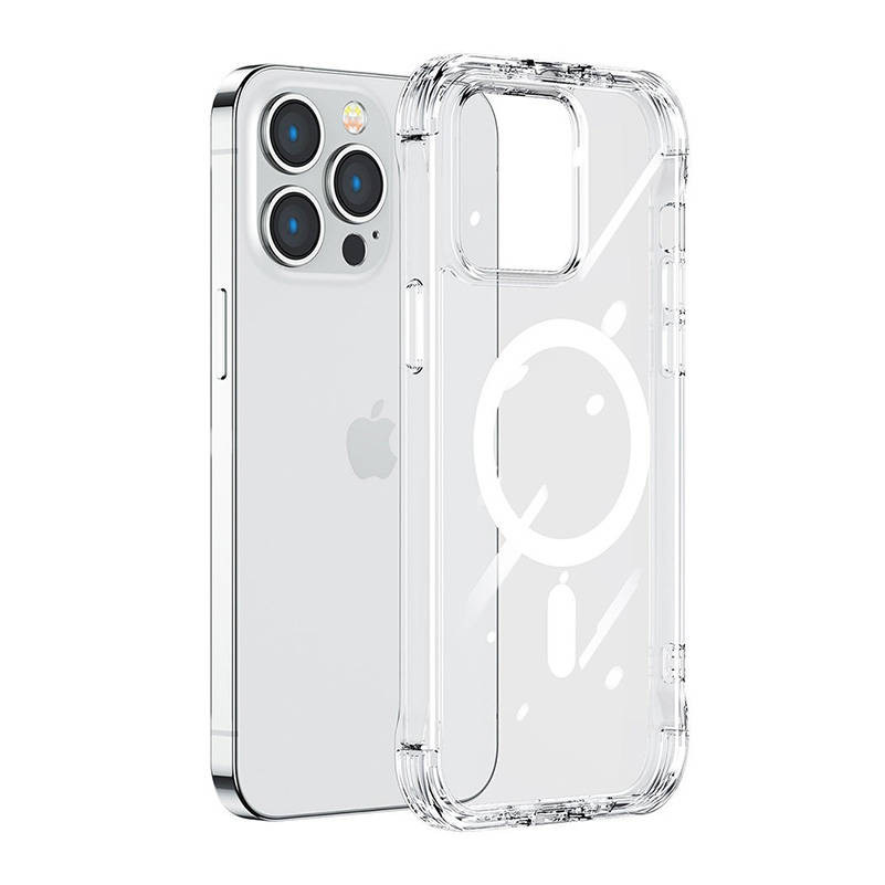 Joyroom iPhone 14 Pro mágneses tok átlátszó (JR-14H6) (6956116730581)