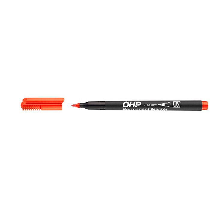 ICO OHP M 1-1.5mm Alkoholos marker - Piros (9580040001)