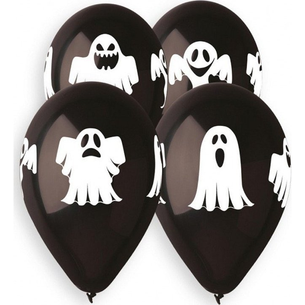 Halloween Szellemek Scare Lufi - 5 db, 30 cm