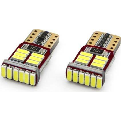  AMiO LED CANBUS 18SMD 4014 T10e (W5W) White 12V