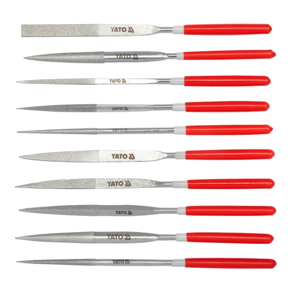 YATO Gyémánt tűreszelő készlet 4 x 160 mm 10 db 50 mm