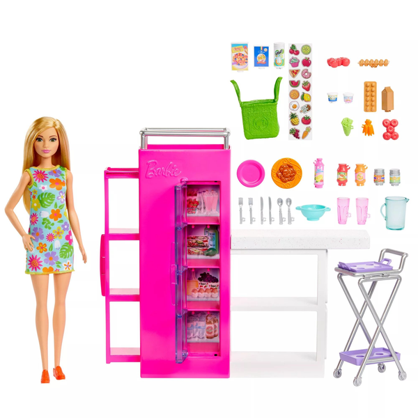 Mattel Barbie Álom 50+ darabos éléskamra játékszett