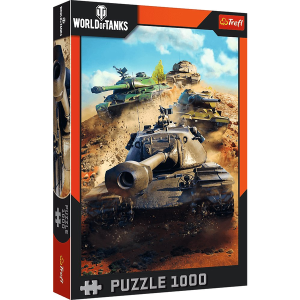Puzzle – 1000 – World Of Tanks: Tankok Csatában Trefl 10943- 27831