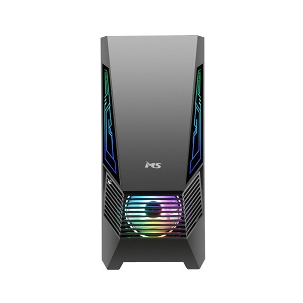 Carcasa pentru computer MS, Armor V305, ATX, neagra - RGB (MSC10021) - Carcasa pentru computer
