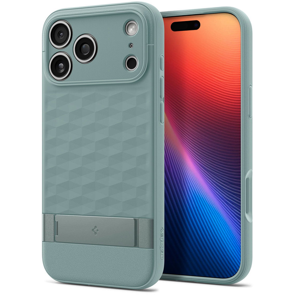 Spigen Parallax S Sage Green iPhone 17 Pro Max MagSafe tok