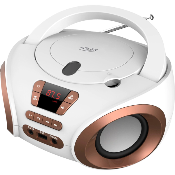 Radiopřijímače, Boombox CD-MP3, USB FM Adler AD 1181
