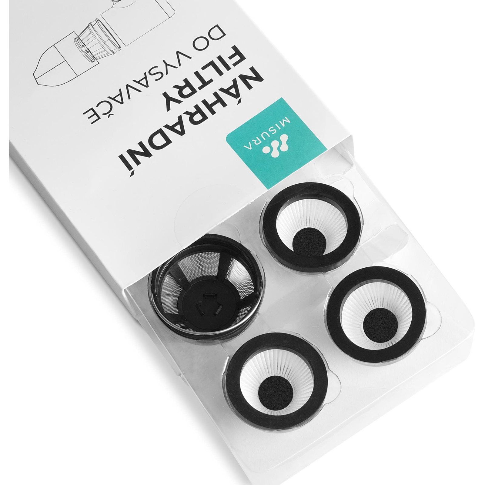 Misura szűrőkészlet MA01 vezeték nélküli porszívóhoz (P22B031FSET)