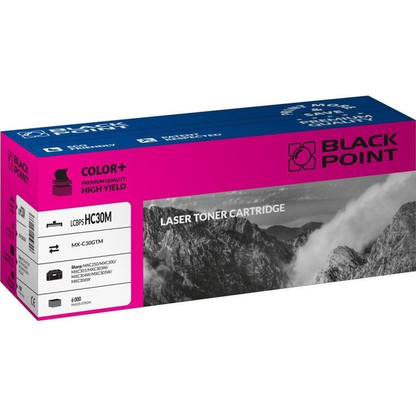 Black Point MX-C30GT Магента Съвместим тонер