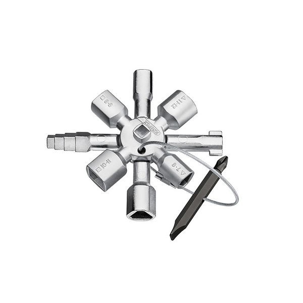 Knipex 001101 TwinKey Kapcsolószekrény kulcs