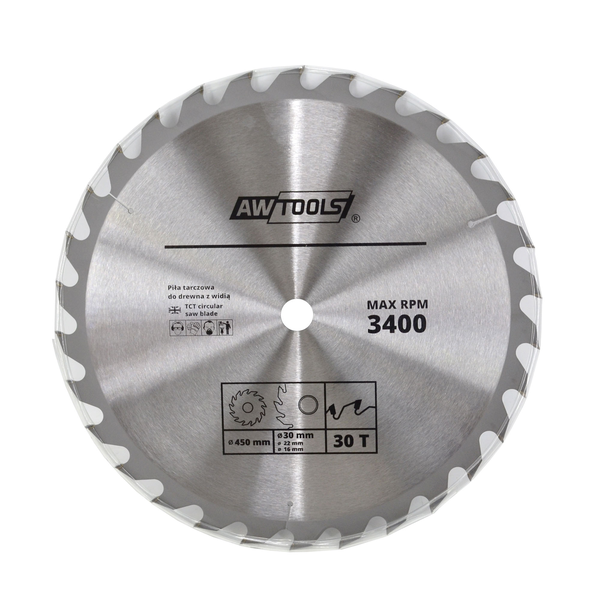 Körfűrész AW-tools AW48464 fához 190x30mm