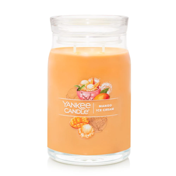 Yankee Candle Signature Mango Ice Cream Illatgyertya 567g