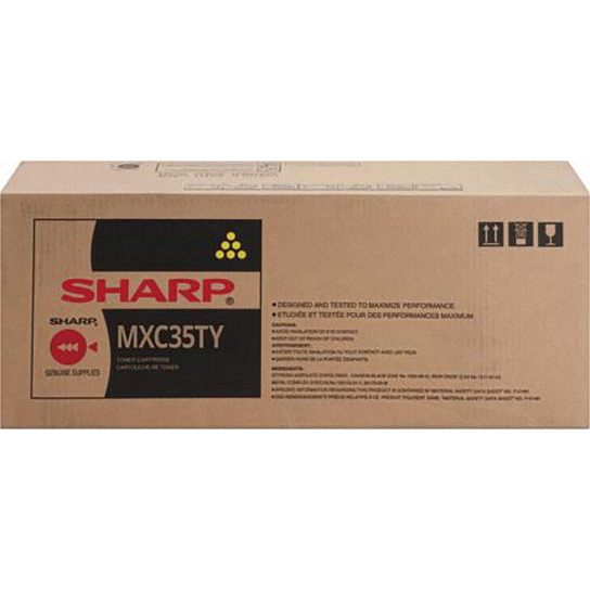 Sharp MXC35TY tonerpatron 1 stk Original Gul