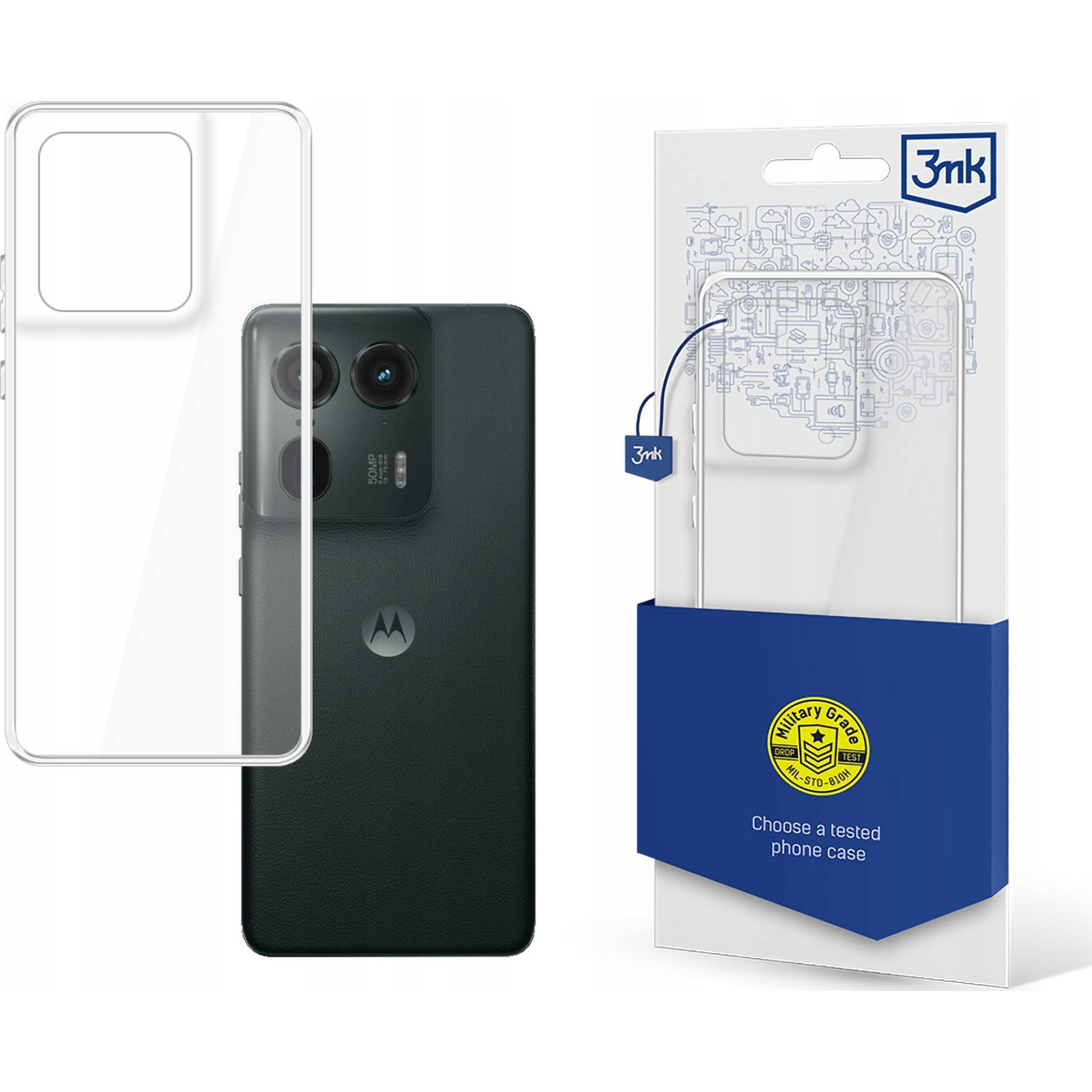 3mk Átlátszó Telefontok Motorola Moto Edge 50 Ultra (3MK6015)