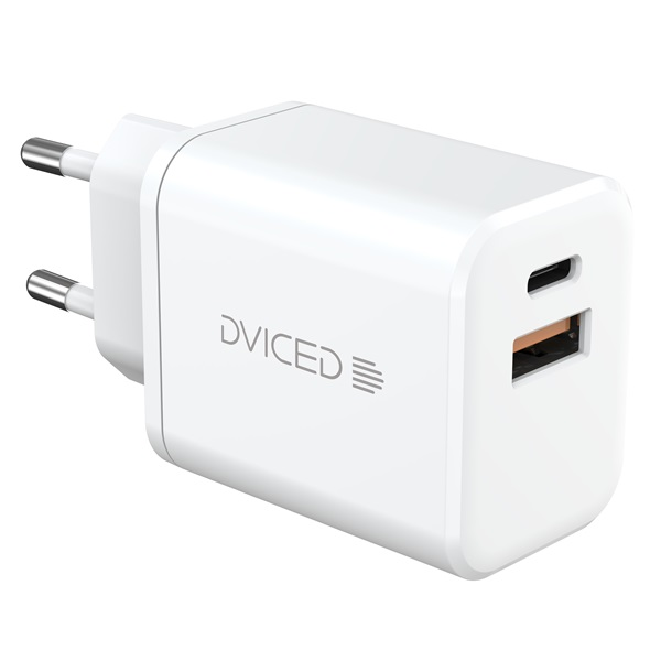 Dviced DV221006 35W USB/Type-C GaN fehér hálózati töltő (DV221006)