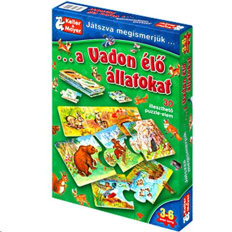 Keller & Mayer Játszva megismerjük a vadon élő állatokat társasjáték (712147) (712147)