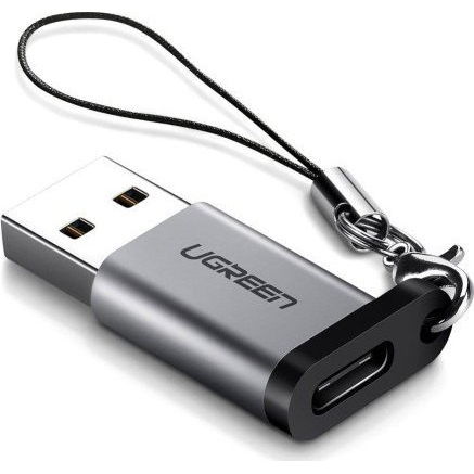 Ugreen USB 3.0 USB-C 3.1 adapter, PD, szürke (50533B)
