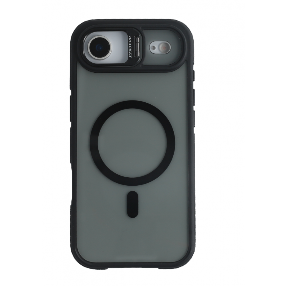 iPhone Air mágneses kamera kitámasztós tok, Fekete (CEL-MAGC-IPH17A-BK)