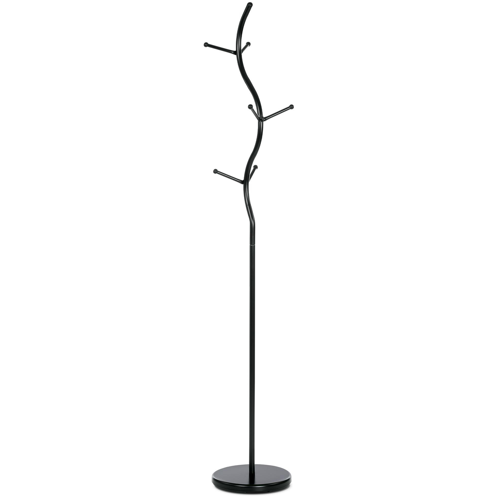 Bent fekete álló fogas (8591957948207)